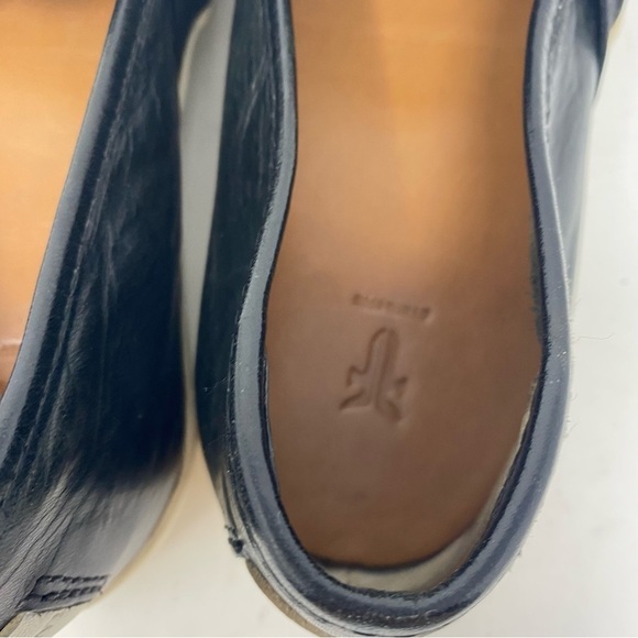 Frye Women’s 6.5 Black Leather White Slip On Dylan Sneakers - Picture 7 of 7